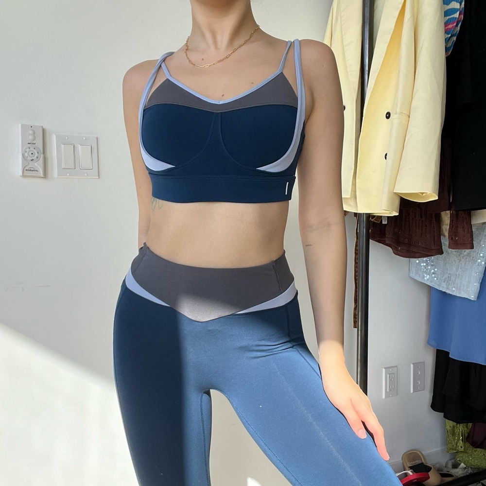 Doverist Two Toned Blue Workout set